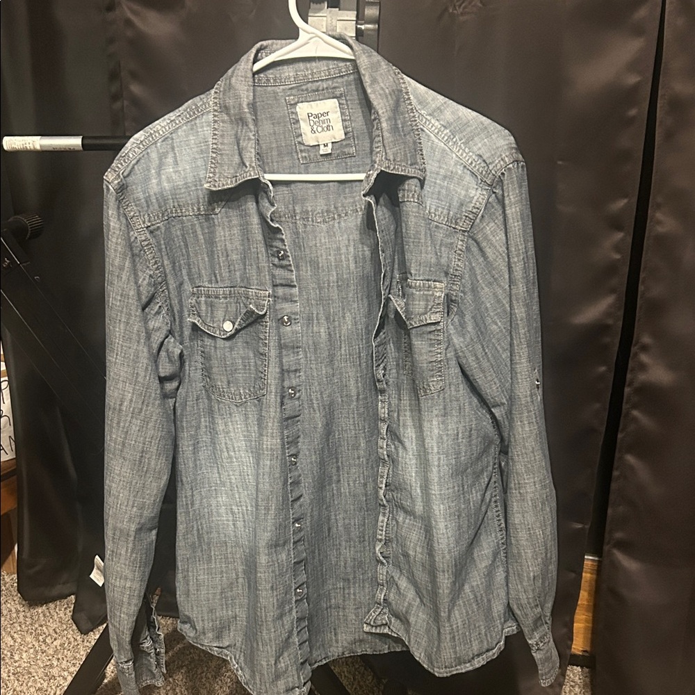 Paper Denim & Cloth Light Blue Chambray Shirt